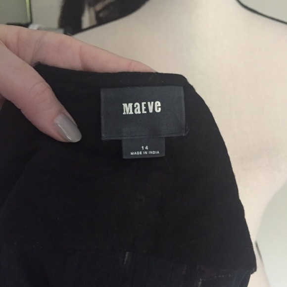 Anthro Maeve Embroidered Sheer Blouse, 14 - Picture 11 of 11